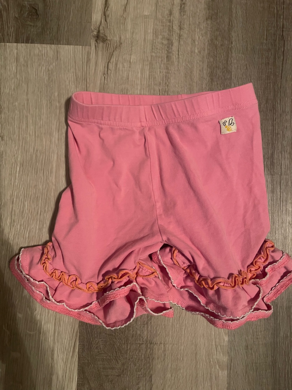 Wildflowers‎ Pink Ruffle Trim Kids Shorts size 6